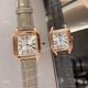 Copy Cartier Santos Dumont Couple Quartz watches Rose Gold (5)_th.jpg